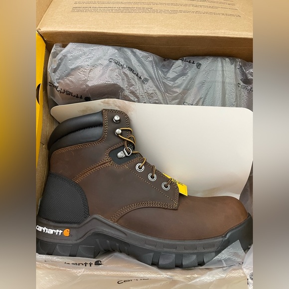 Carhartt Other - NIB Carhartt Rugged Flex 6-Inch Composite Toe Work Boot Brown Size 10.5 M
